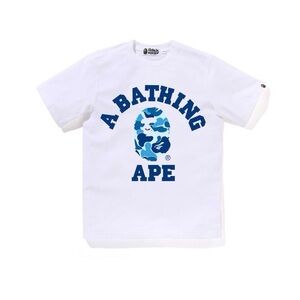 A BATHING APE Kids ABC Camo College Tee Size 90 (9-12 Month)